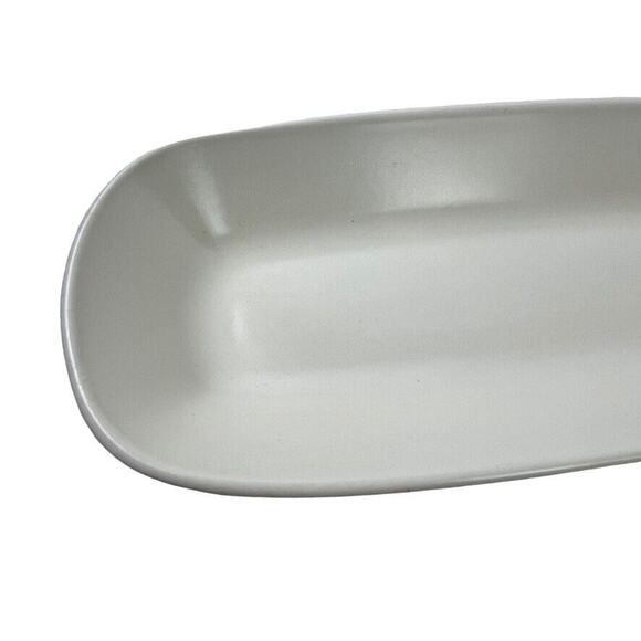 Pfaltzgraff Dishwasher Microwave Save Cream Stonewear Serving Dish Oval Bowl - Picture 8 of 16